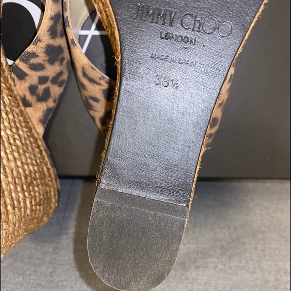 Jimmy Choo Dovina Leopard Wedge (NWT)! - Picture 9 of 9